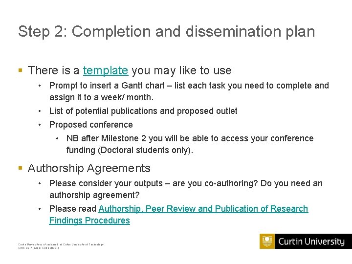 Step 2: Completion and dissemination plan § There is a template you may like Step 2: Completion and dissemination plan § There is a template you may like