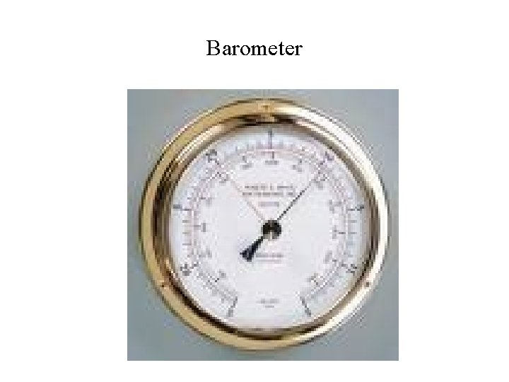 Barometer 