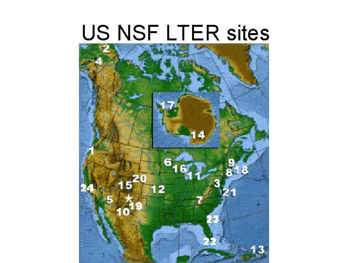 US NSF LTER sites 