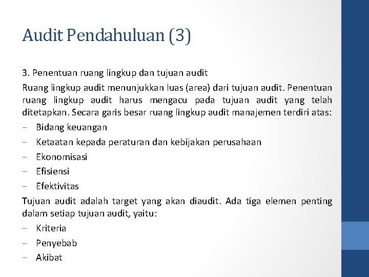 Audit Manajemen Pengertian Jenis Tahapan Ruang Lingkup