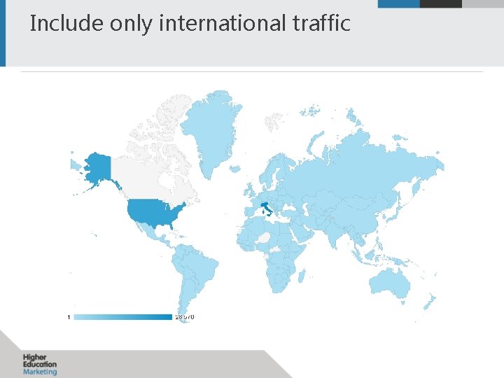 Include only international traffic 