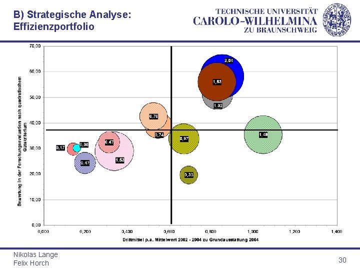 B) Strategische Analyse: Effizienzportfolio Nikolas Lange Felix Horch 30 