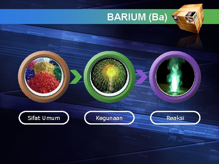 BARIUM (Ba) Sifat Umum Kegunaan Reaksi 