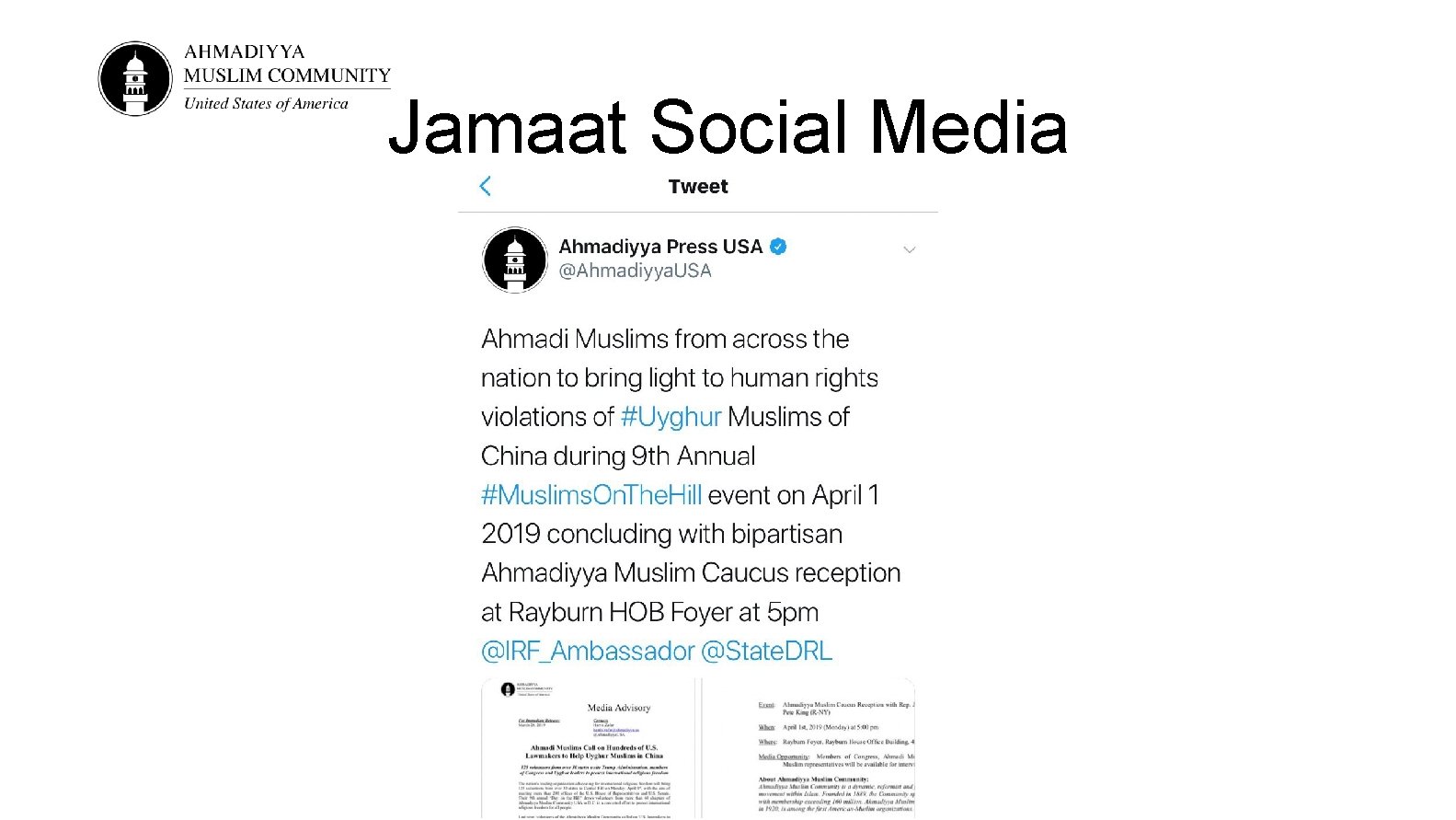 Jamaat Social Media 