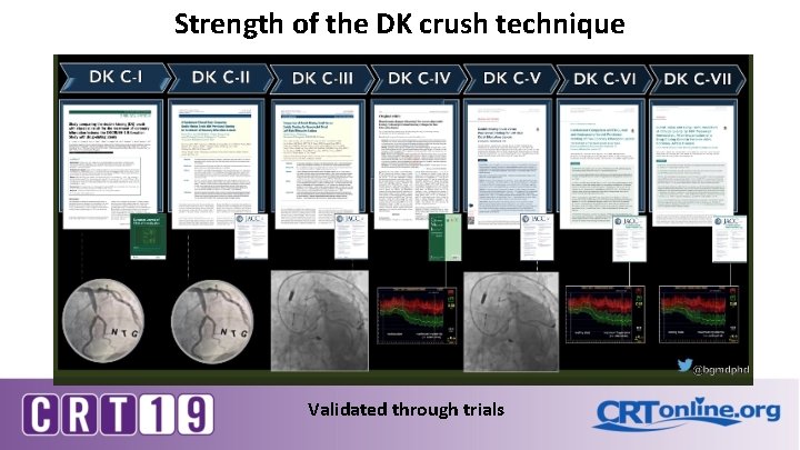 Strength of the DK crush technique Validated through trials Strength of the DK crush technique Validated through trials