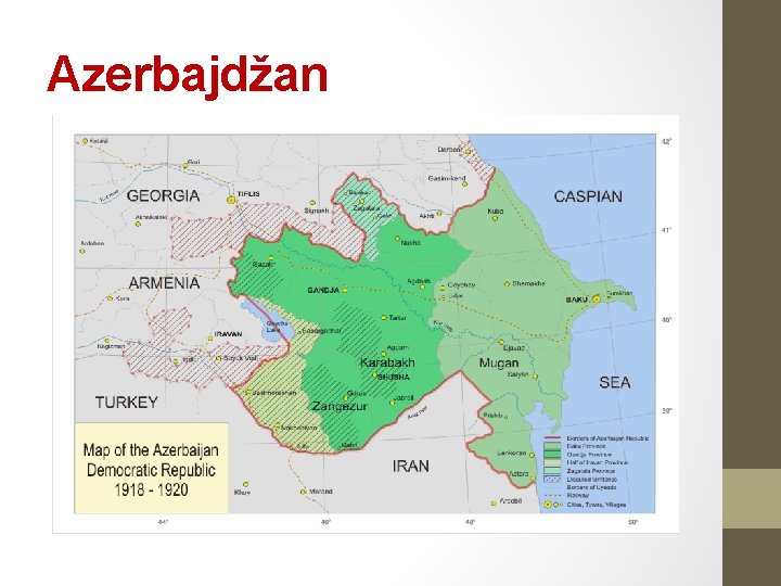 Azerbajdžan • Územie Azerbajdžana ležiace v takzvanej kaspickej bráne bolo osídlené už od najstarších