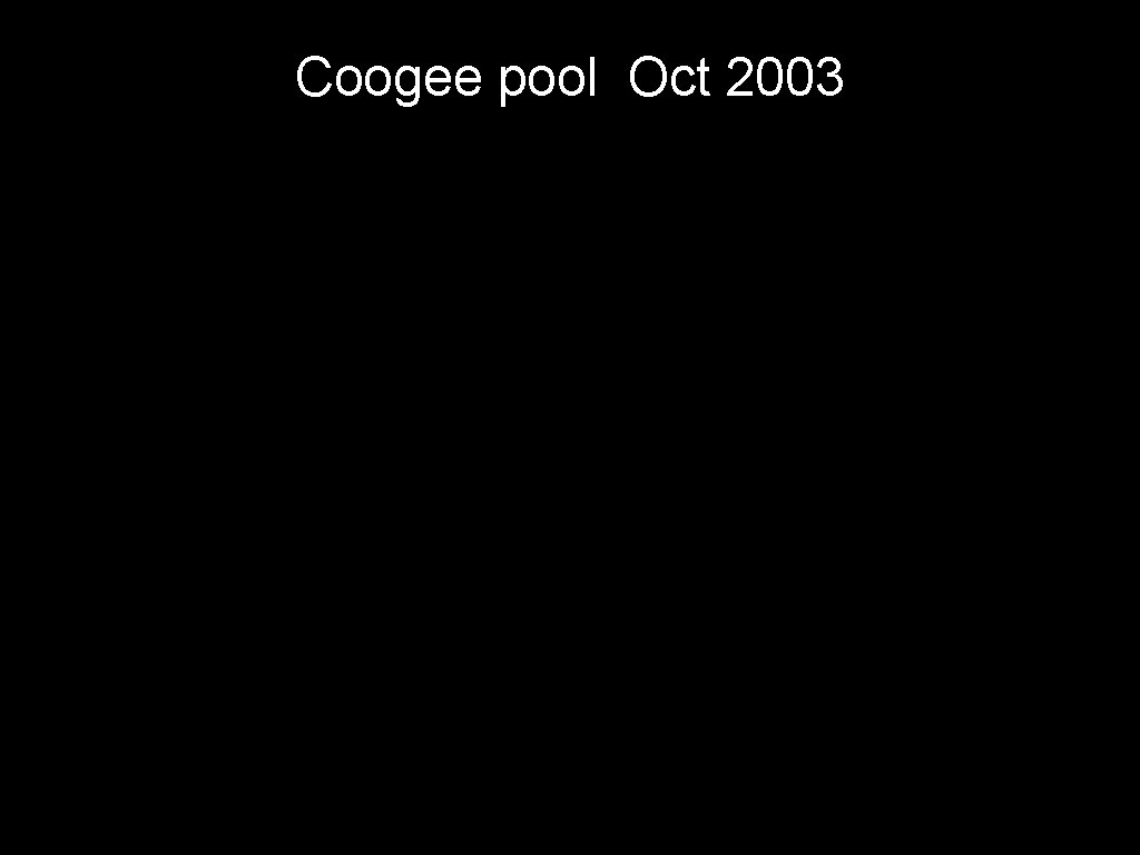 Coogee pool Oct 2003 