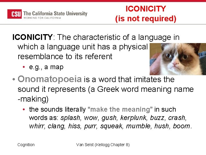 ICONICITY (is not required) ICONICITY: The characteristic of a language in which a language ICONICITY (is not required) ICONICITY: The characteristic of a language in which a language
