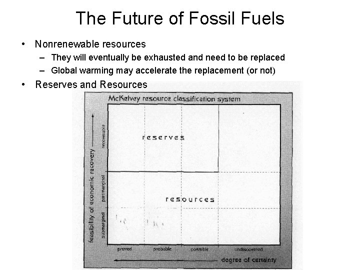 The Future of Fossil Fuels • Nonrenewable resources – They will eventually be exhausted