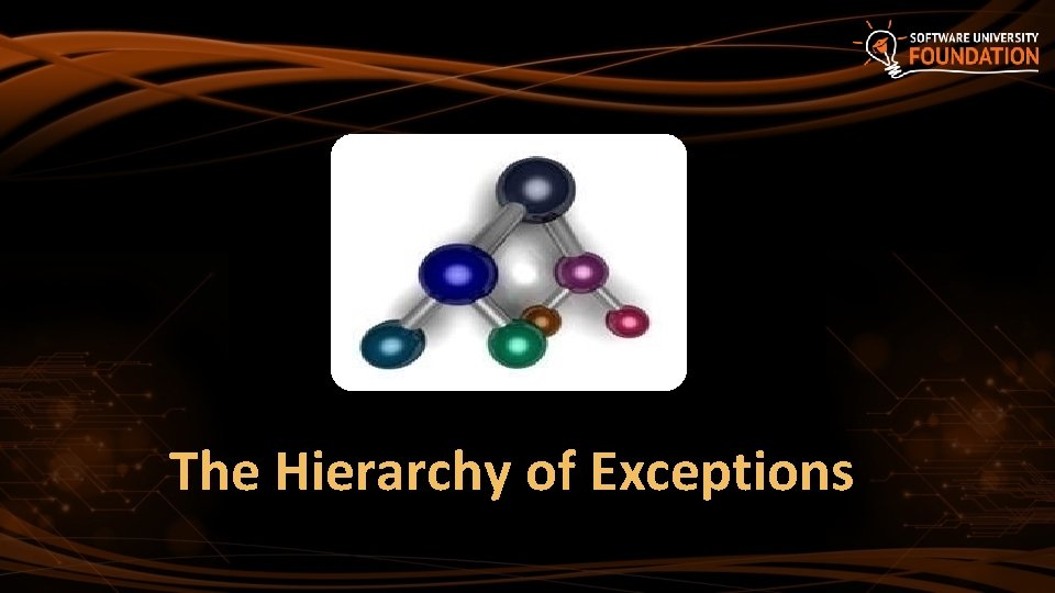 The Hierarchy of Exceptions 