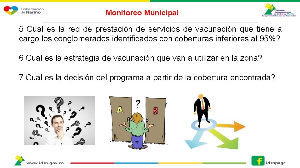 Monitoreo Municipal 5 Cual es la red de prestación de servicios de vacunación que