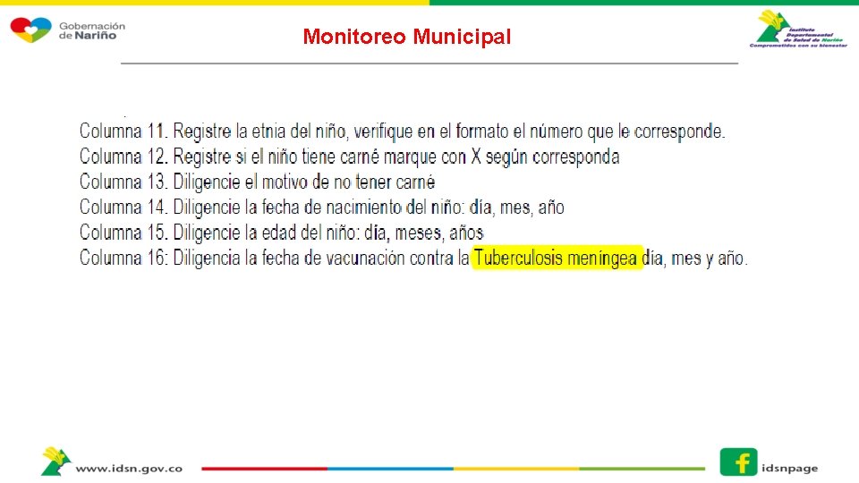 Monitoreo Municipal 