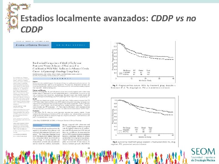 Estadios localmente avanzados: CDDP vs no CDDP 