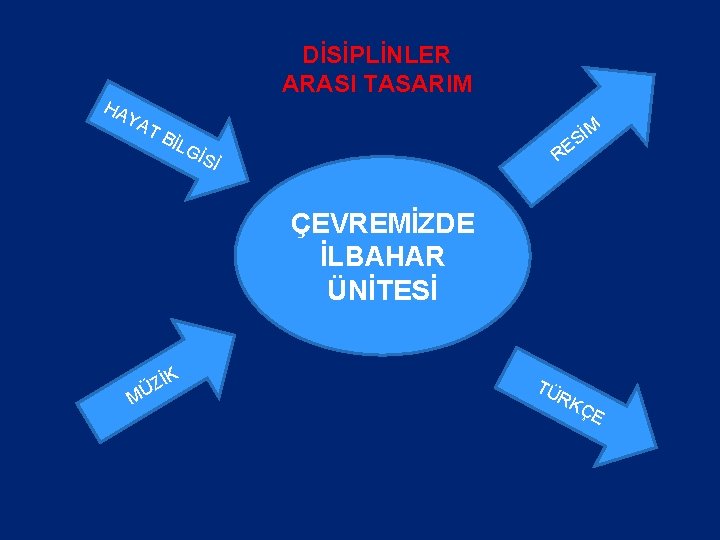 HA YA DİSİPLİNLER ARASI TASARIM TB İLG M İ S E İSİ R ÇEVREMİZDE