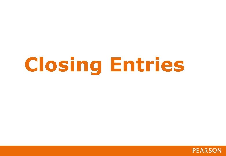 Closing Entries 