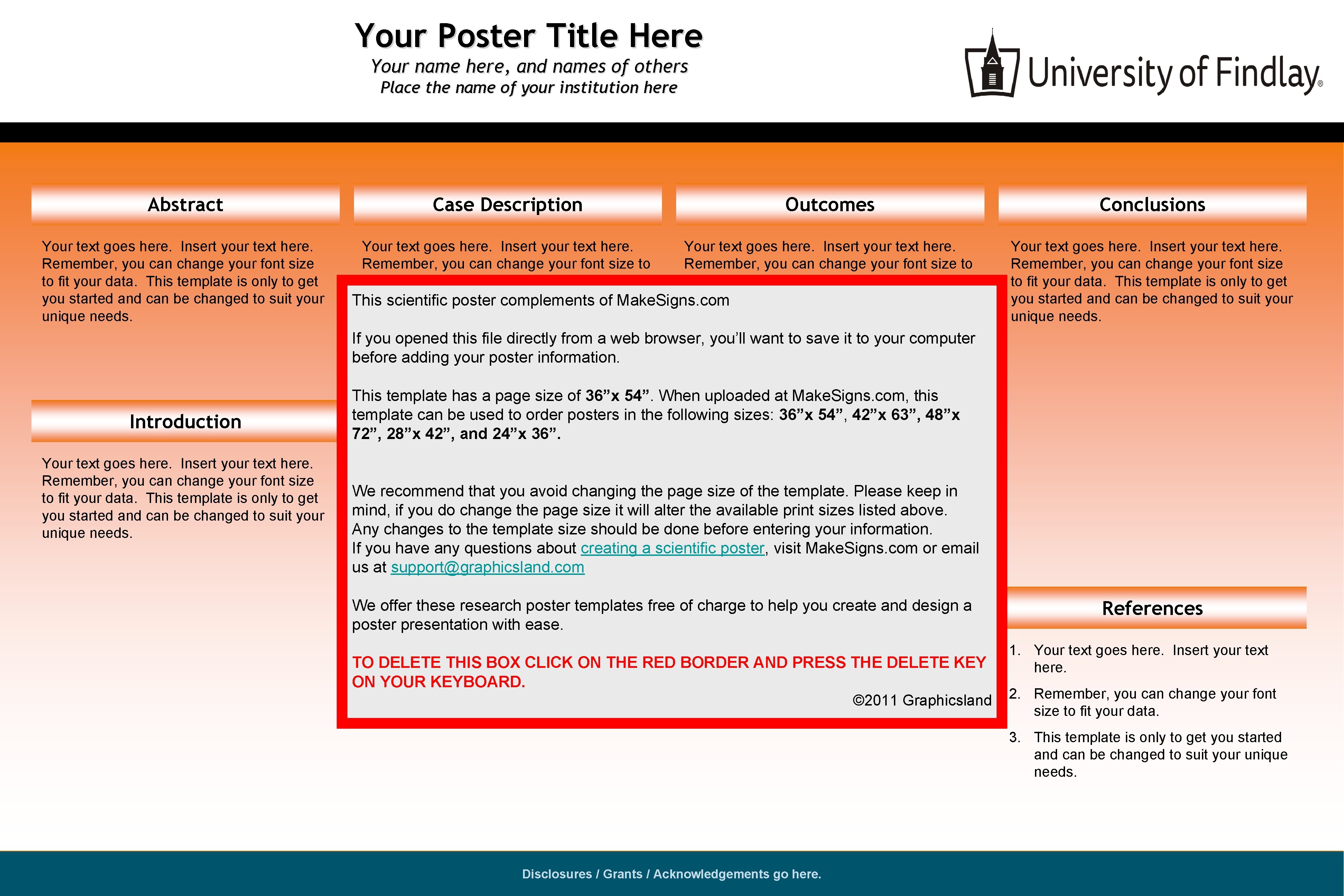 Your Poster Title Here Your name here, and names of others Place the name