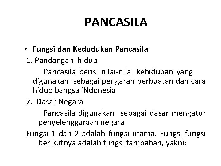 Empat Pilar Kebangsaan Pancasila Bhinneka Tunggal Ika UUD