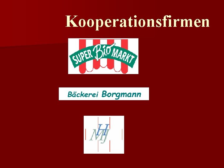 Kooperationsfirmen Bäckerei Borgmann 
