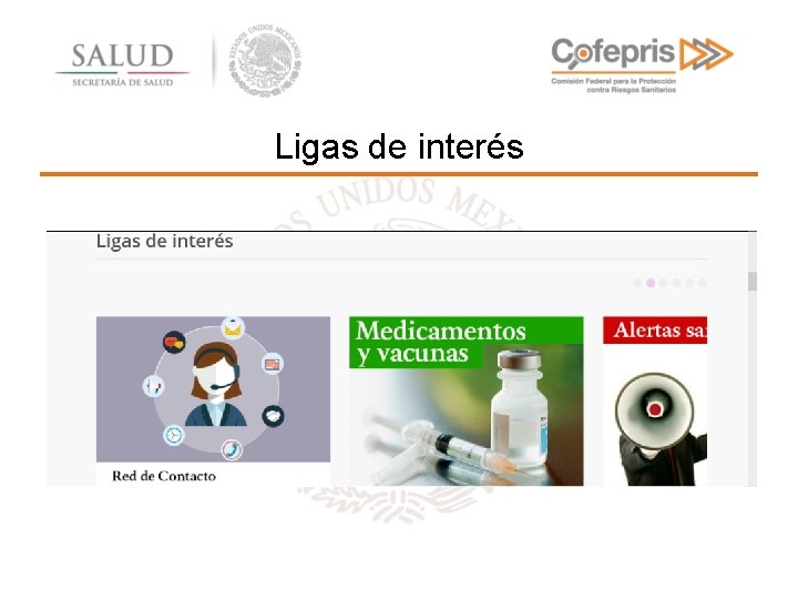Ligas de interés 