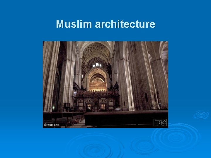 Muslim architecture 