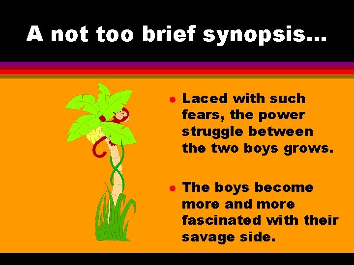 A not too brief synopsis. . . l l Laced with such fears, the A not too brief synopsis. . . l l Laced with such fears, the