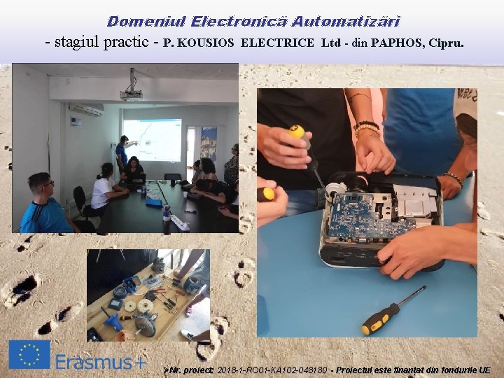 Domeniul Electronică Automatizări - stagiul practic - P. KOUSIOS ELECTRICE Ltd - din PAPHOS,