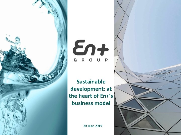 Sustainable development at the heart of Ens business