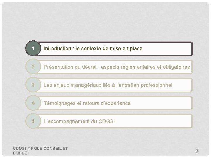 1 • Introduction : le contexte de mise en place 2 • Présentation du