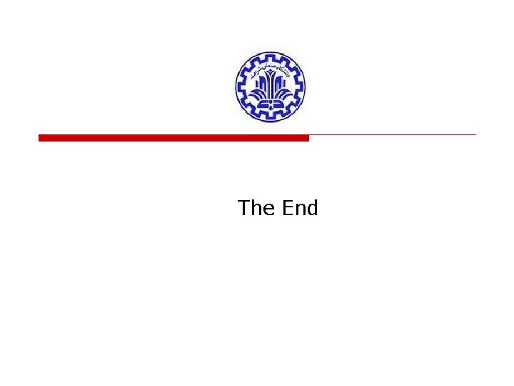 The End 