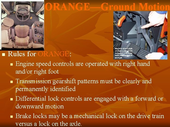 ORANGE—Ground Motion n Rules for ORANGE: n n http: //abe. sdstate. edu/h osta/index_files/Task% 20