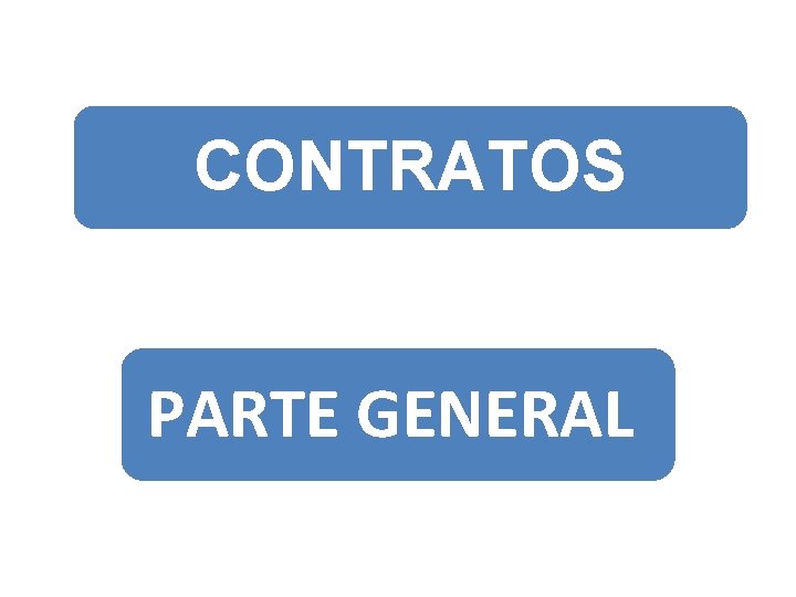 CONTRATOS PARTE GENERAL 