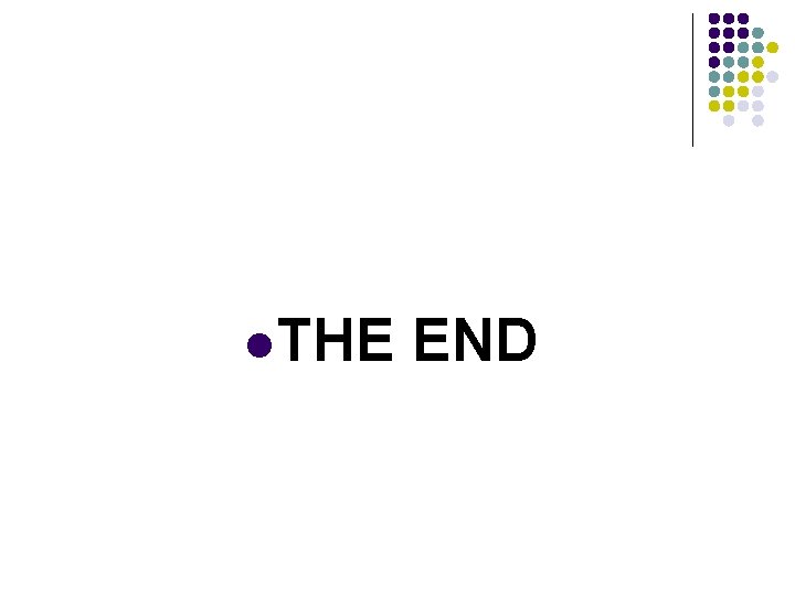 l. THE END 