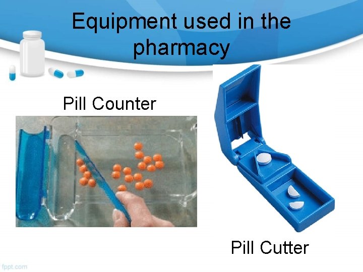 Equipment used in the pharmacy Pill Counter Pill Cutter 