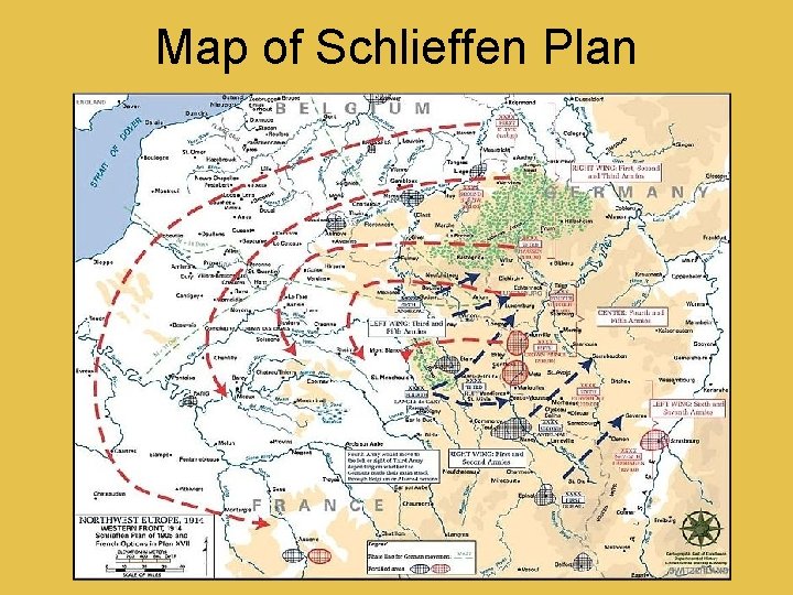 Map of Schlieffen Plan 
