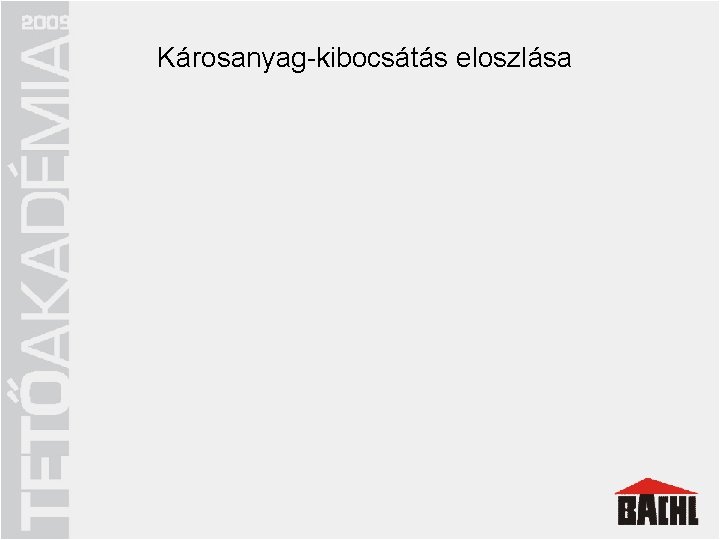 Energiatakarékos eloszlása tetőszerkezet Károsanyag-kibocsátás q megfelelő hőszigetelés q tetőt körülvevő „hőburok” q hőhidak minimalizálása Energiatakarékos eloszlása tetőszerkezet Károsanyag-kibocsátás q megfelelő hőszigetelés q tetőt körülvevő „hőburok” q hőhidak minimalizálása