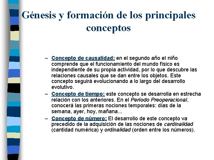 Génesis y formación de los principales conceptos – Concepto de causalidad: en el segundo