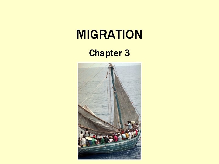 MIGRATION Chapter 3 