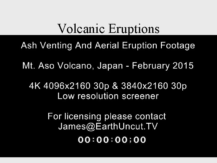 Volcanic Eruptions 10 