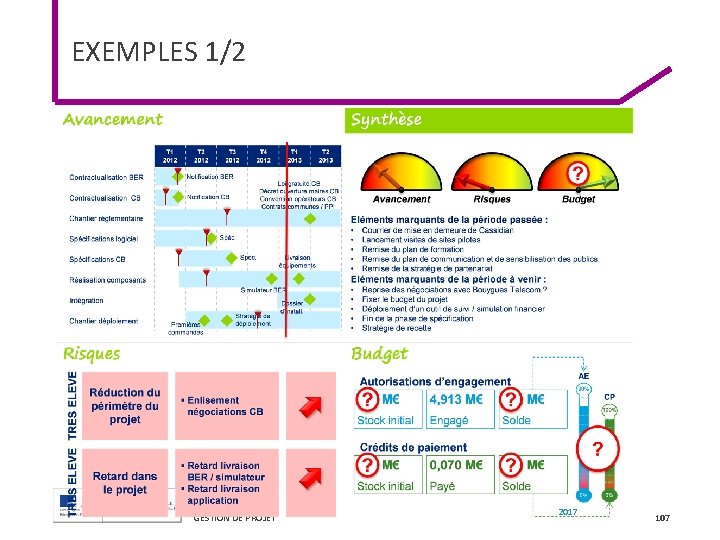 EXEMPLES 1/2 MENESR GESTION DE PROJET 2017 107 