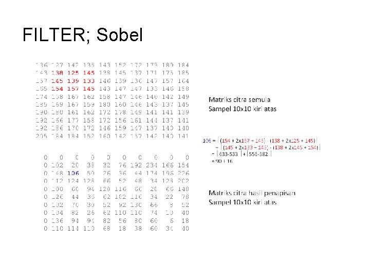FILTER; Sobel 