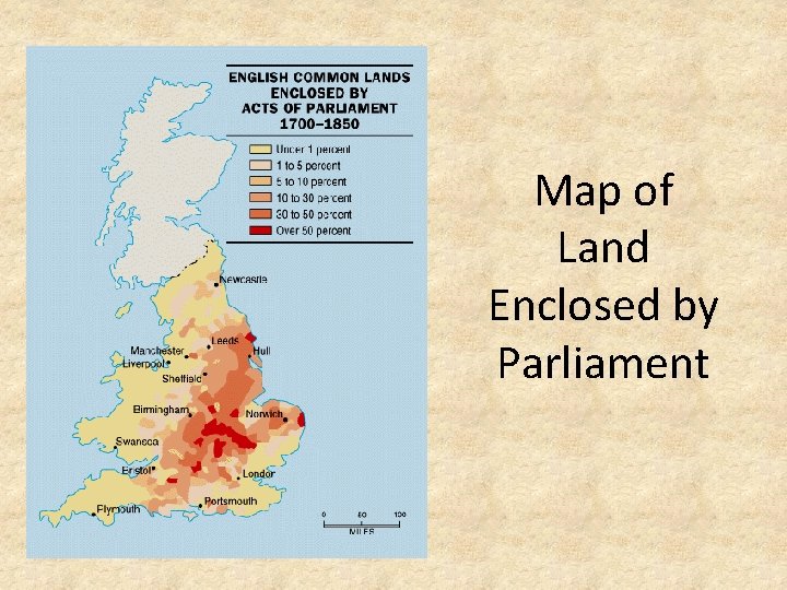 Map of Land Enclosed by Parliament Map of Land Enclosed by Parliament