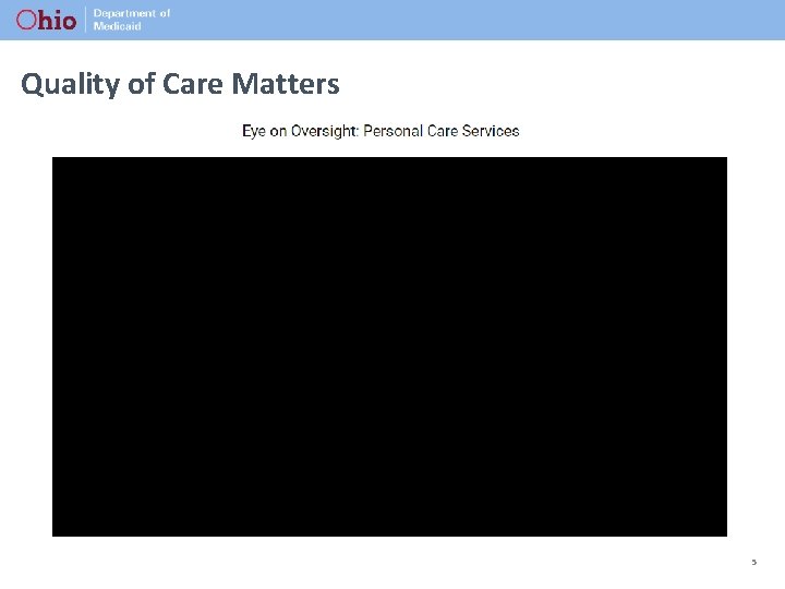 Quality of Care Matters 5 