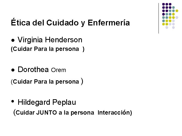 Ética del Cuidado y Enfermería l Virginia Henderson (Cuidar Para la persona ) l