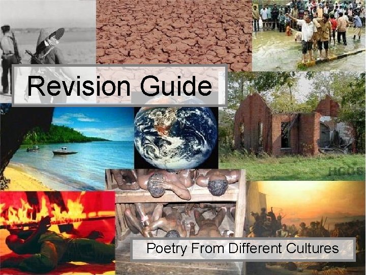Revision Guide Poetry From Different Cultures 