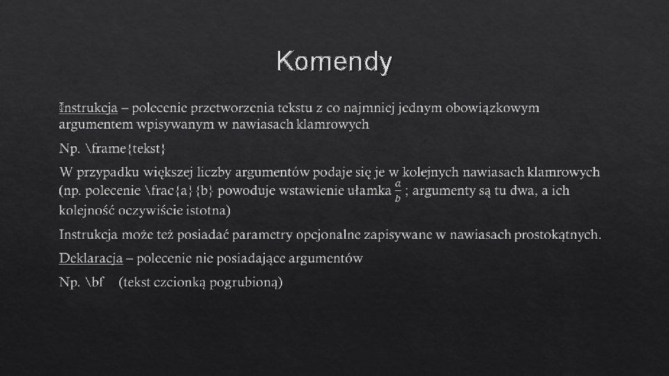 Komendy 