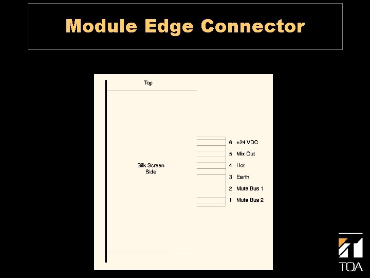 Module Edge Connector 