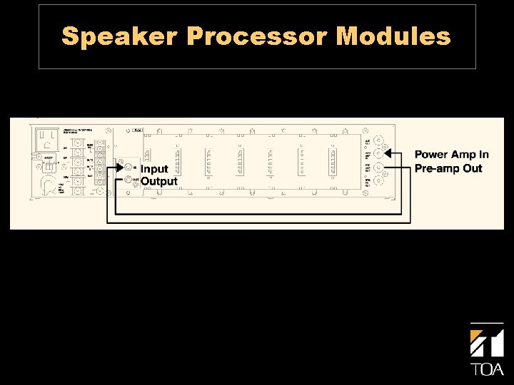 Speaker Processor Modules 