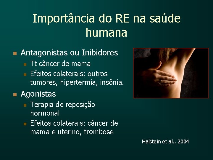 Importância do RE na saúde humana n Antagonistas ou Inibidores n n n Tt