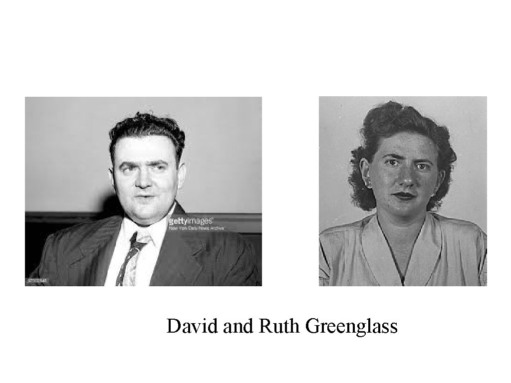 David and Ruth Greenglass 
