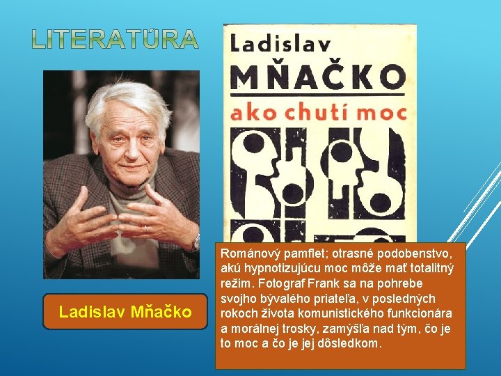 Ladislav Mňačko Románový pamflet; otrasné podobenstvo, akú hypnotizujúcu moc môže mať totalitný režim. Fotograf Ladislav Mňačko Románový pamflet; otrasné podobenstvo, akú hypnotizujúcu moc môže mať totalitný režim. Fotograf